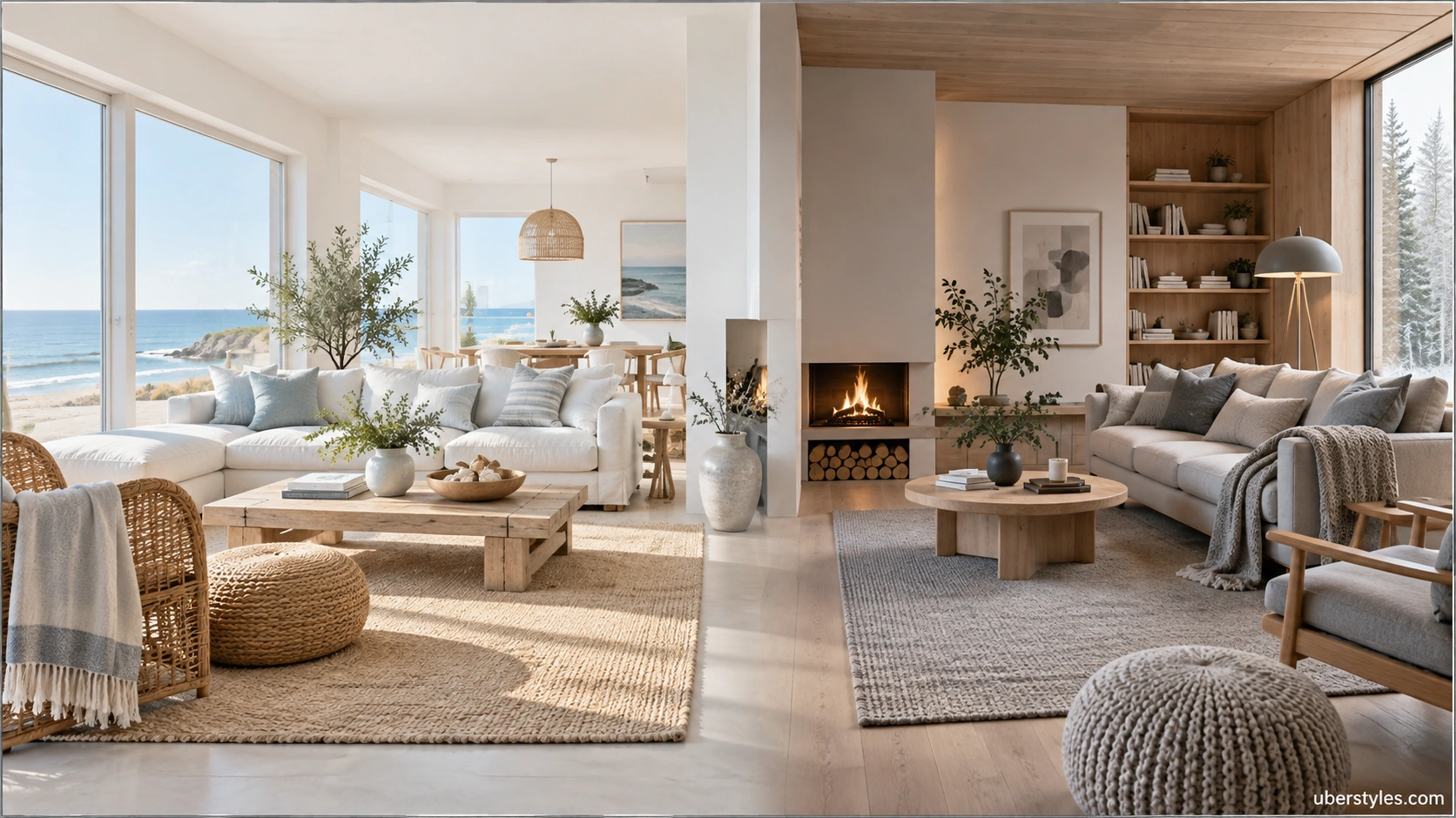 Coastal Minimalist vs Nordic Scandi